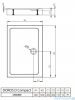 Radaway Doros D Compact Stone brodzik 120x80 czarny SDRD1280-05-54S